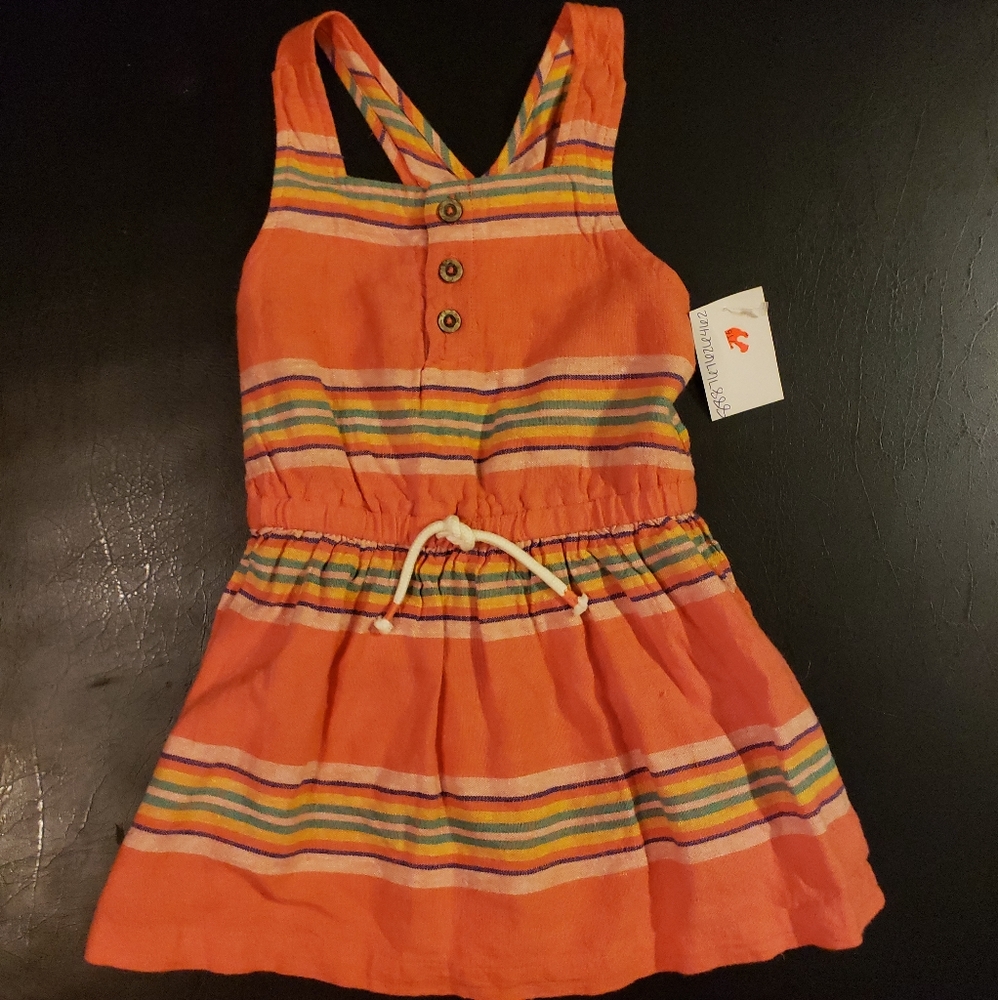 NWTS Carter's  Orange Criss-Cross Back Sundress